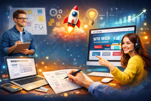 De l'étude à la création de votre site